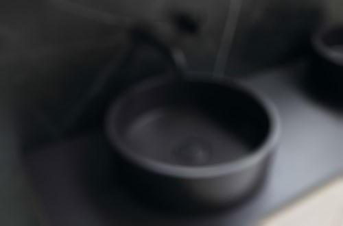 White wide basin light single person White wide basin light single person