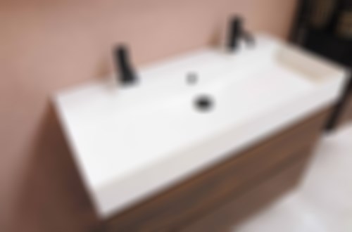 Black round basin Black round basin